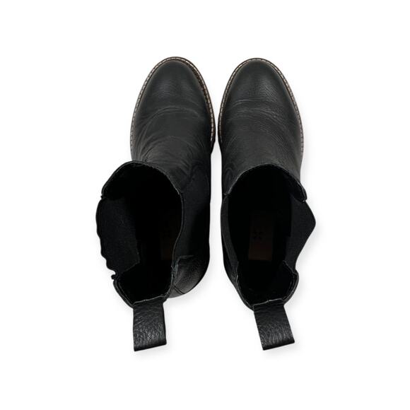 CNMILLER Black Women Leather Ankle‎ Boots Casual All Seasons Boot Size US 7.5 - Picture 6 of 8